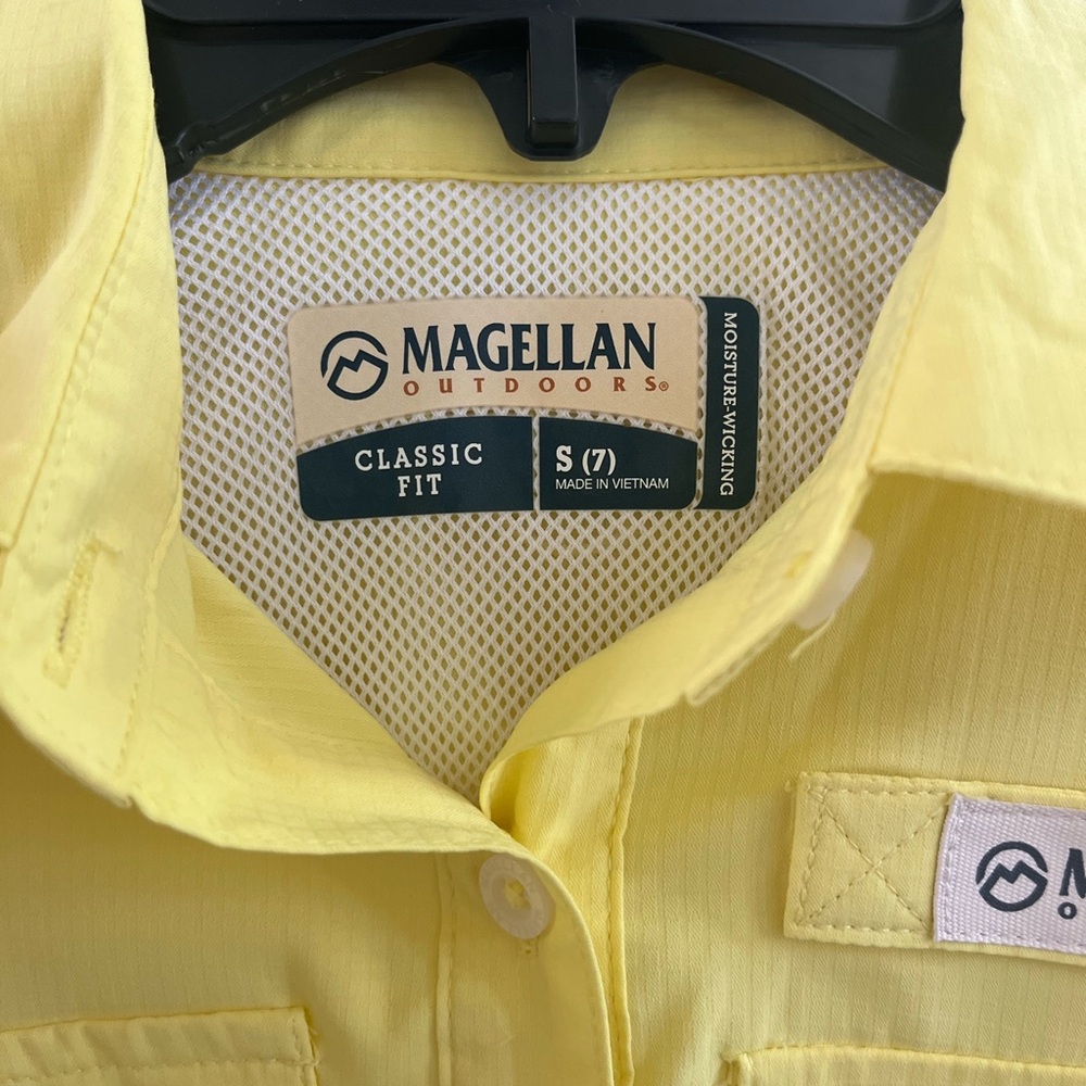 Magellan Outdoors  Yellow Laguna Madre dress girls 7 - Picture 3 of 4